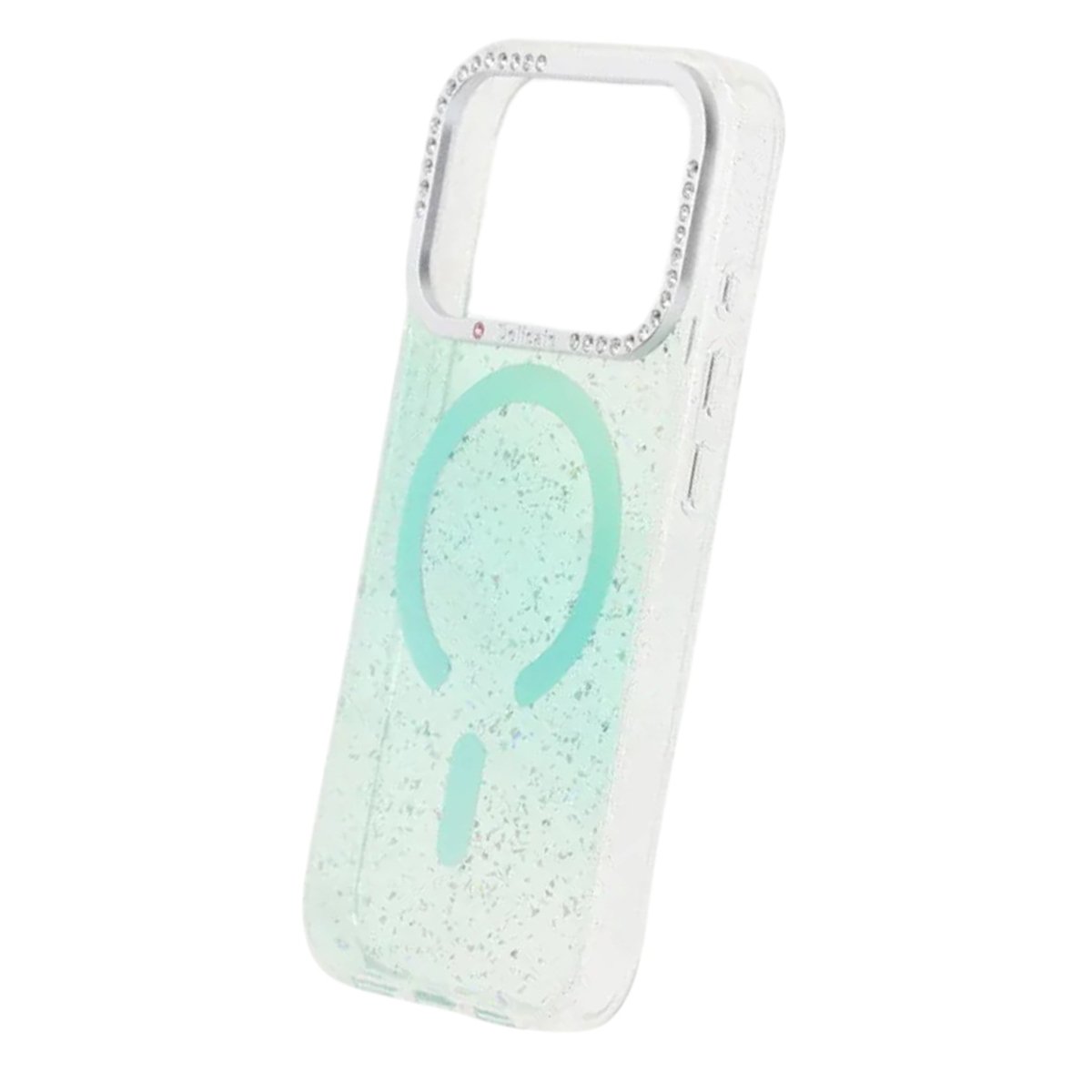 iPhone 17 Pro Skal Glitter Diamond MagSafe Grön