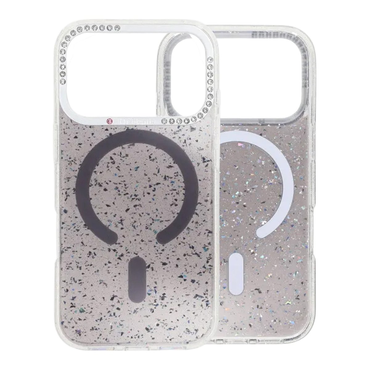 iPhone 17 Pro Max Skal Glitter Diamond MagSafe Svart
