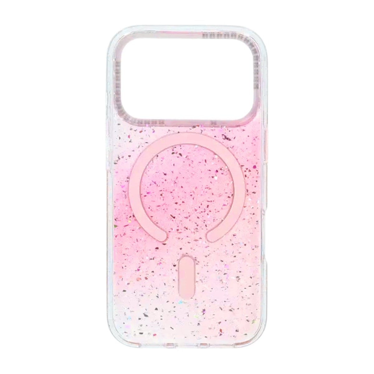 iPhone 17 Pro Skal Glitter Diamond MagSafe Rosa