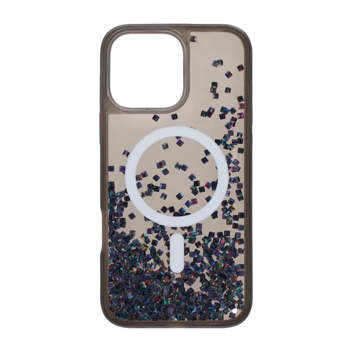 iPhone 16 Pro Skal Diamond Quicksand MagSafe Svart