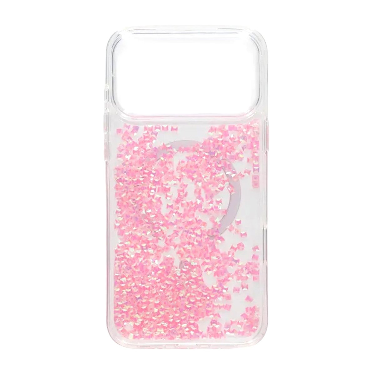 iPhone 17 Pro Max Skal Diamond Quicksand MagSafe Rosa