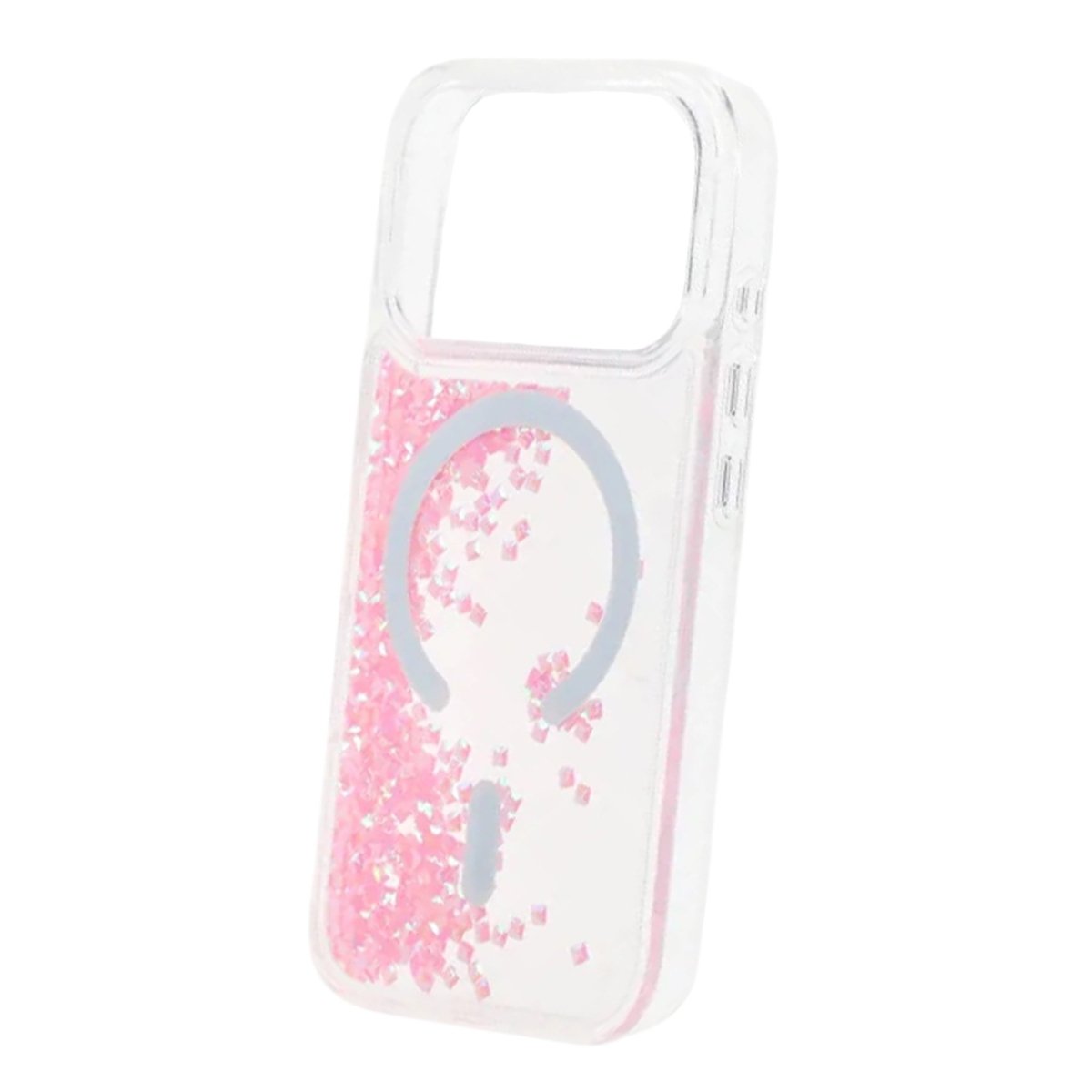 iPhone 17 Pro Max Skal Diamond Quicksand MagSafe Rosa