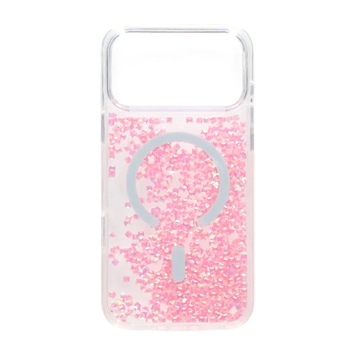 iPhone 17 Pro Max Skal Diamond Quicksand MagSafe Rosa