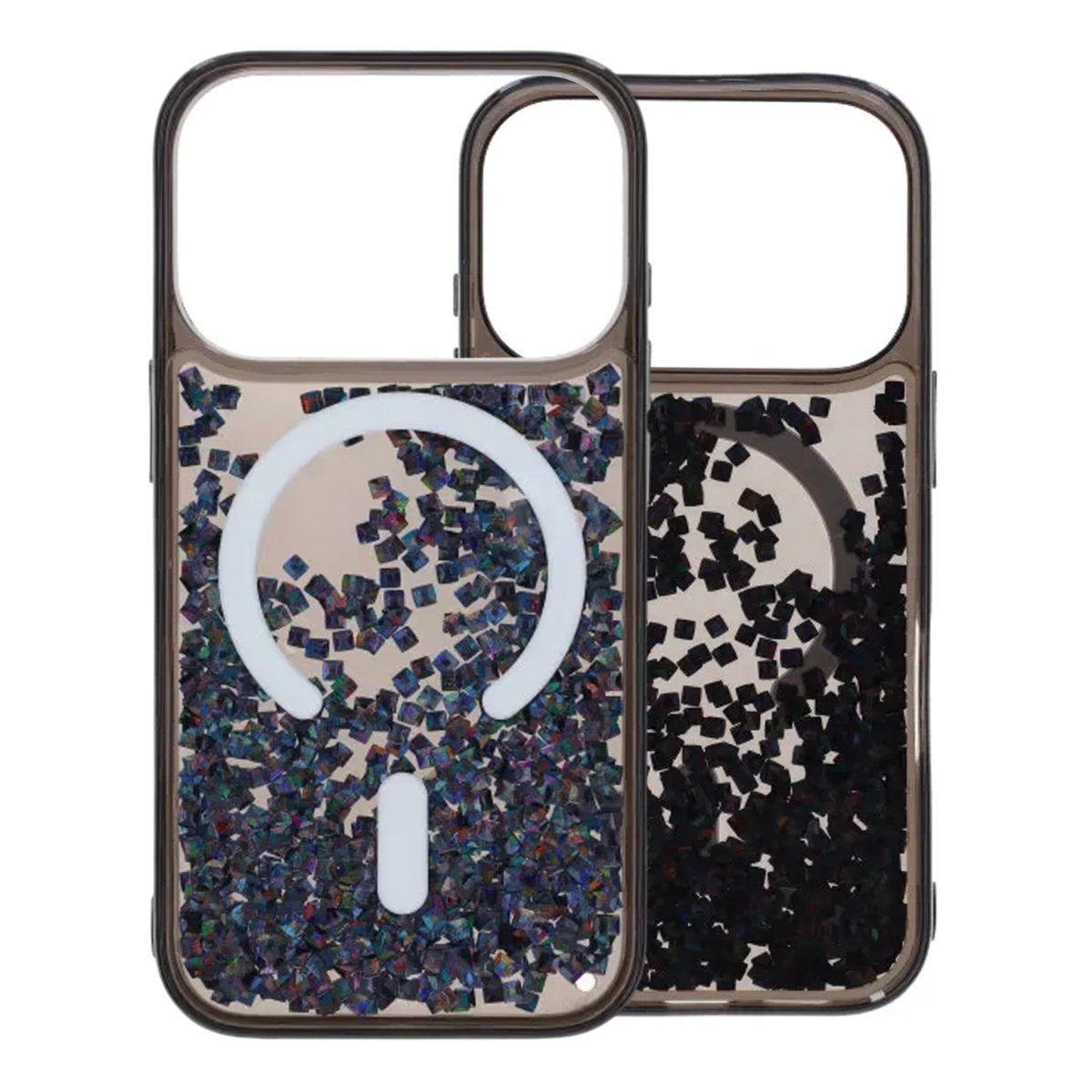 iPhone 17 Pro Max Skal Diamond Quicksand MagSafe Svart