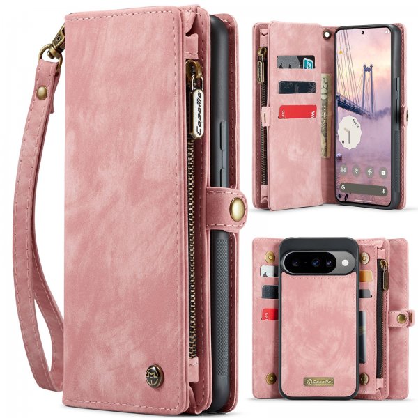 CaseMe Google Pixel 10/Pixel 10 Pro Fodral 008 Series Löstagbart Skal Rosa