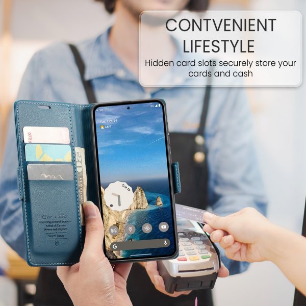 CaseMe Google Pixel 9/9 Pro/Pixel 10/10 Pro Fodral 023 Series Blå