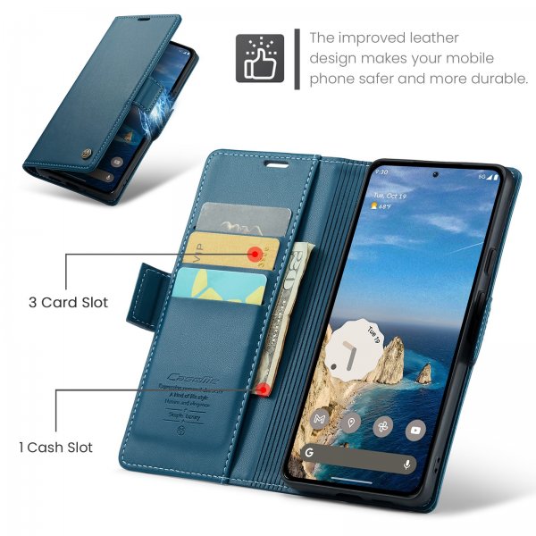 CaseMe Google Pixel 9/9 Pro/Pixel 10/10 Pro Fodral 023 Series Blå