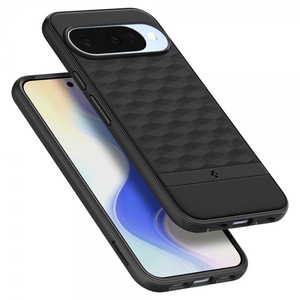 Spigen Google Pixel 10/Pixel 10 Pro Skal Parallax MagFit Matte Black