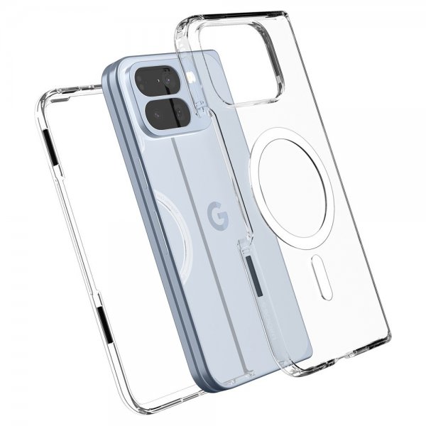 Spigen Google Pixel 10 Pro Fold Skal Ultra Hybrid MagFit Clear White