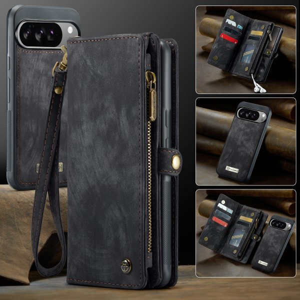 CaseMe Google Pixel 10 Pro XL Fodral 008 Series Löstagbart Skal Svart