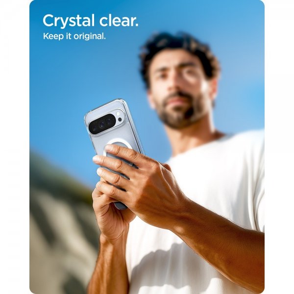 Spigen Google Pixel 10 Pro XL Skal Ultra Hybrid MagFit Clear White