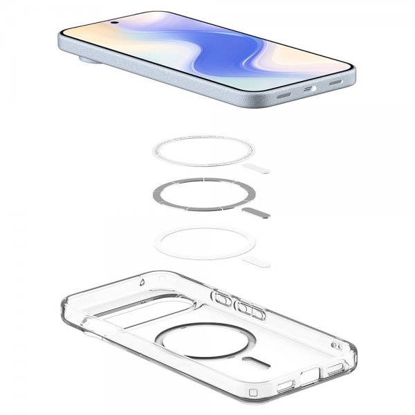 Spigen Google Pixel 10 Pro XL Skal Ultra Hybrid MagFit Clear White