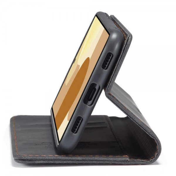 CaseMe Google Pixel 6 Pro Fodral Retro Flip Svart
