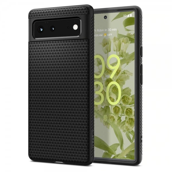 Spigen Google Pixel 6 Skal Liquid Air Matte Black