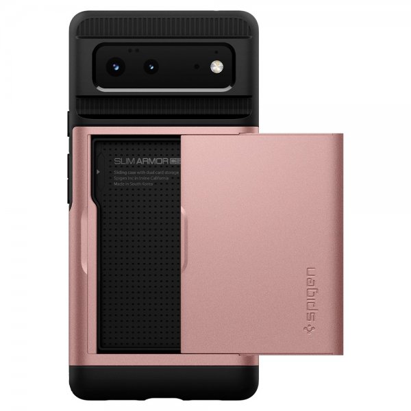 Spigen Google Pixel 6 Skal Slim Armor CS Rose Gold