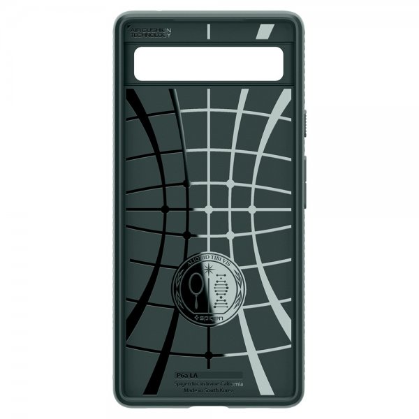 Spigen Google Pixel 6a Skal Liquid Air Midnight Green