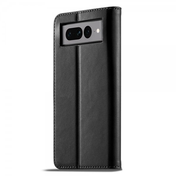 Lc.Imeeke Google Pixel 7 Pro Fodral med Kortfack Stativfunktion Svart