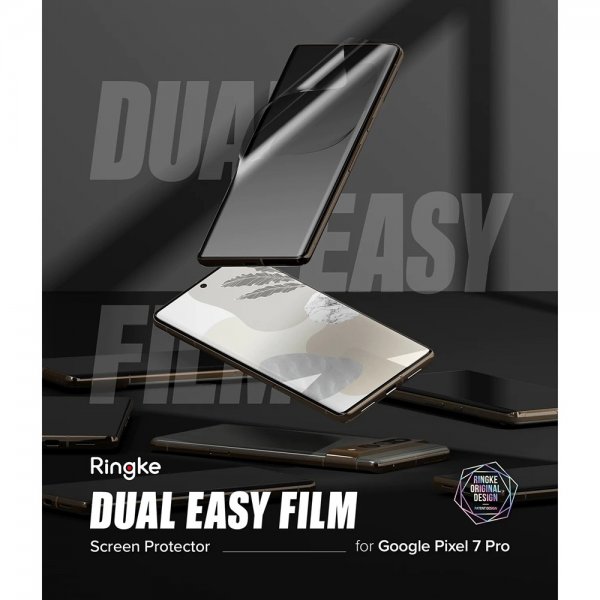 Ringke Google Pixel 7 Pro Skärmskydd Dual Easy Film 2-pack