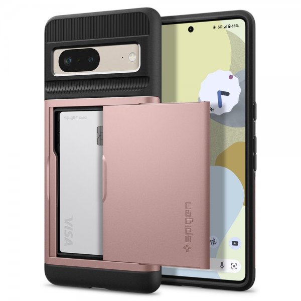 Spigen Google Pixel 7 Skal Slim Armor CS Roseguld