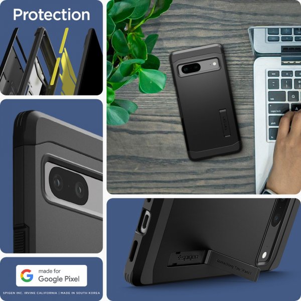 Spigen Google Pixel 7 Skal Tough Armor Svart