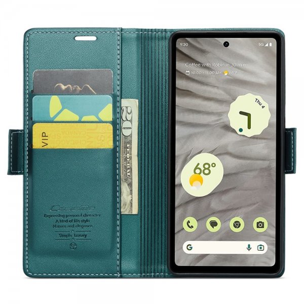 CaseMe Google Pixel 7a Fodral 023 Series Grön