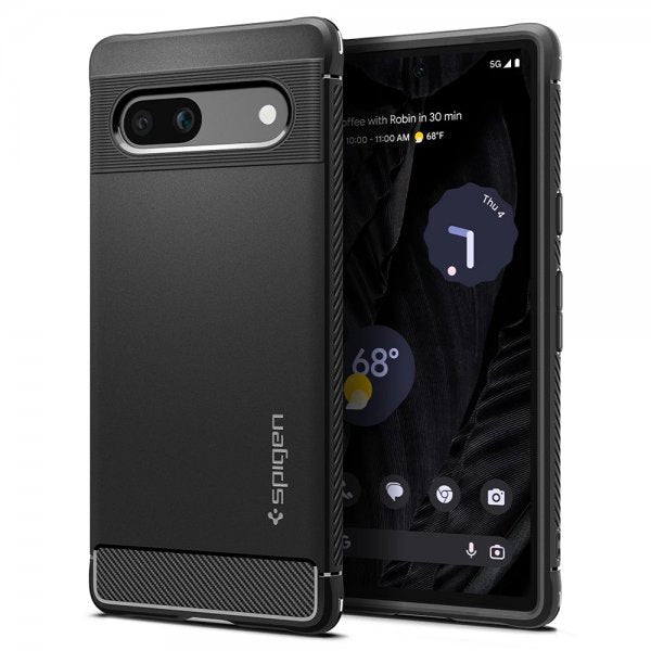 Spigen Google Pixel 7a Skal Rugged Armor Matte Black