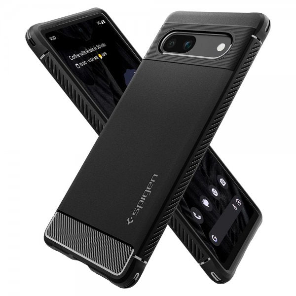 Spigen Google Pixel 7a Skal Rugged Armor Matte Black