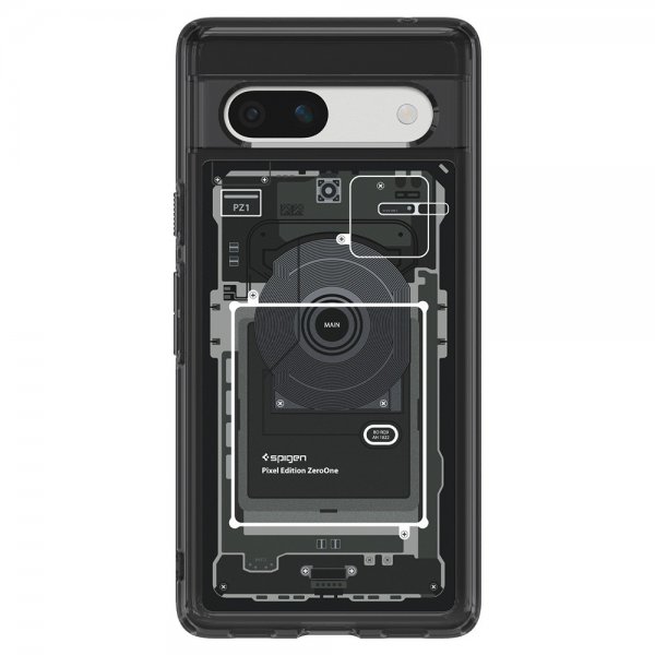 Spigen Google Pixel 7a Skal Ultra Hybrid Zero One Svart