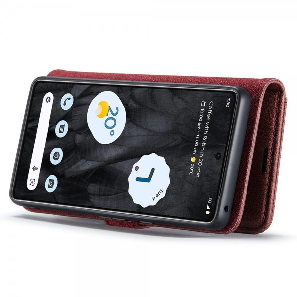 Dg.Ming Google Pixel 8 Pro Fodral med Löstagbart Skal Röd