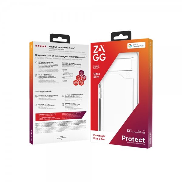 ZAGG Google Pixel 8 Pro Skal Crystal Palace Transparent