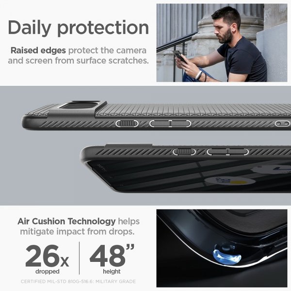 Spigen Google Pixel 8 Pro Skal Liquid Air Matte Black