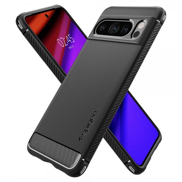Spigen Google Pixel 8 Pro Skal Rugged Armor Matte Black