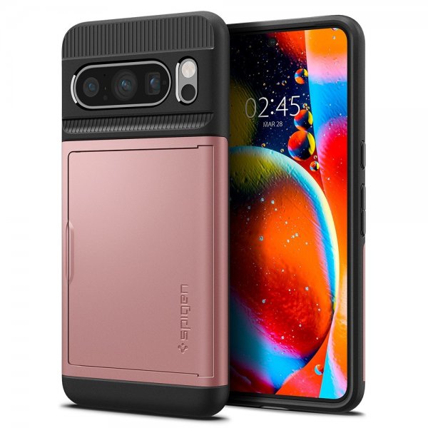 Spigen Google Pixel 8 Pro Skal Slim Armor CS Rose Gold