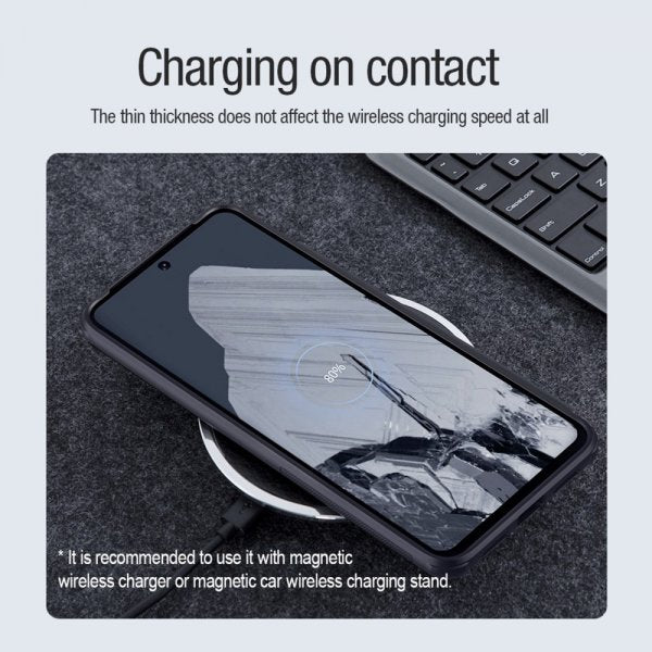 Nillkin Google Pixel 8 Pro Skal Super Frosted Shield Pro MagSafe Svart
