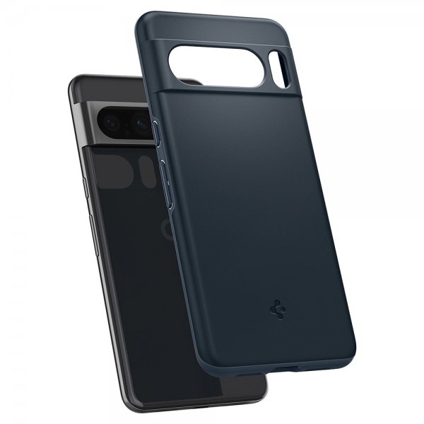 Spigen Google Pixel 8 Pro Skal Thin Fit Metal Slate