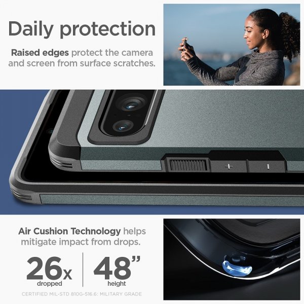 Spigen Google Pixel 8 Pro Skal Tough Armor Abyss Green