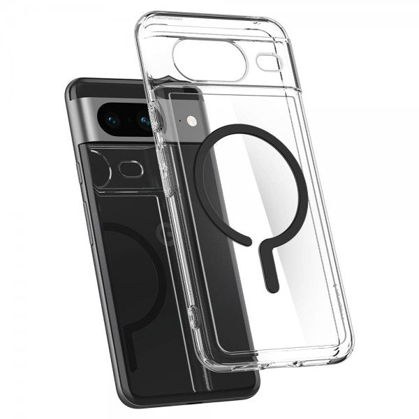 Spigen Google Pixel 8 Skal Ultra Hybrid OneTap Ring MagFit Svart