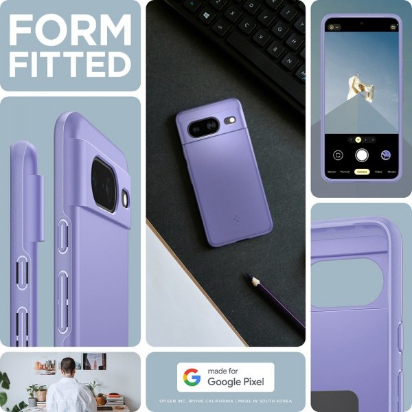 Spigen Google Pixel 8 Skal Thin Fit Awesome Violet