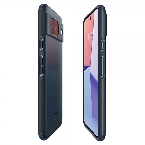 Spigen Google Pixel 8 Skal Thin Fit Metal Slate