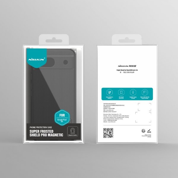 Nillkin Google Pixel 8a Skal Super Frosted Shield Pro Röd