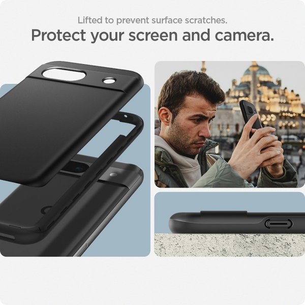 Spigen Google Pixel 8a Skal Thin Fit Svart