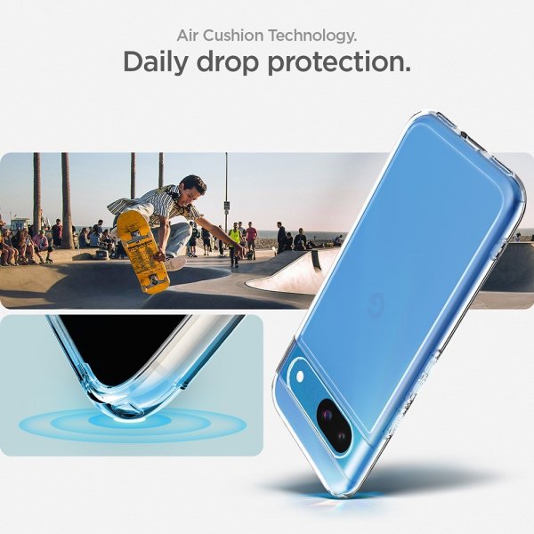 Spigen Google Pixel 8a Skal Ultra Hybrid Crystal Clear