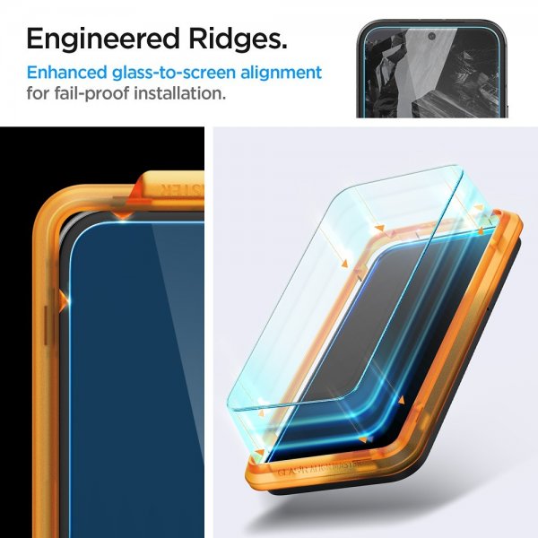Spigen Google Pixel 8a Skärmskydd GLAS.tR ALIGNmaster 2-pack