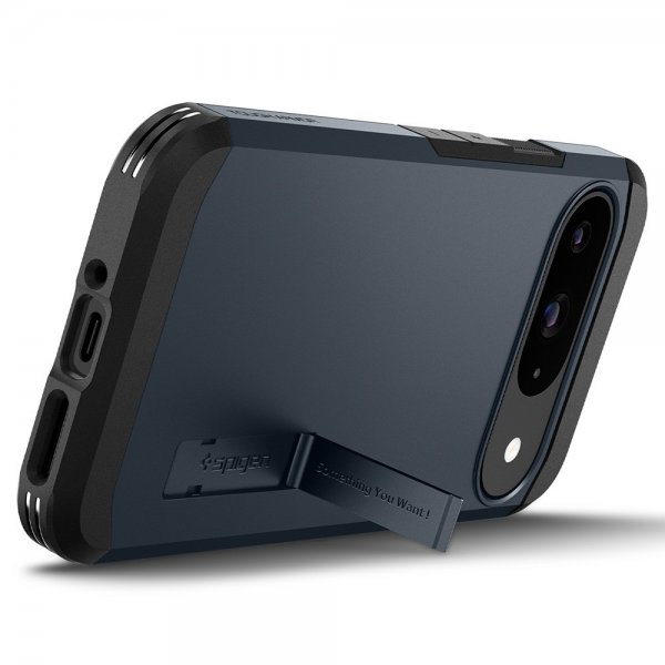 Spigen Google Pixel 9/Pixel 9 Pro Skal Tough Armor Metal Slate