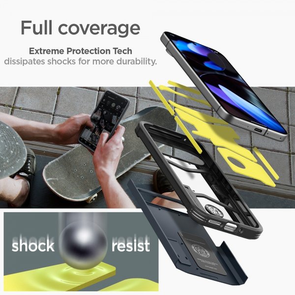 Spigen Google Pixel 9/Pixel 9 Pro Skal Tough Armor Metal Slate