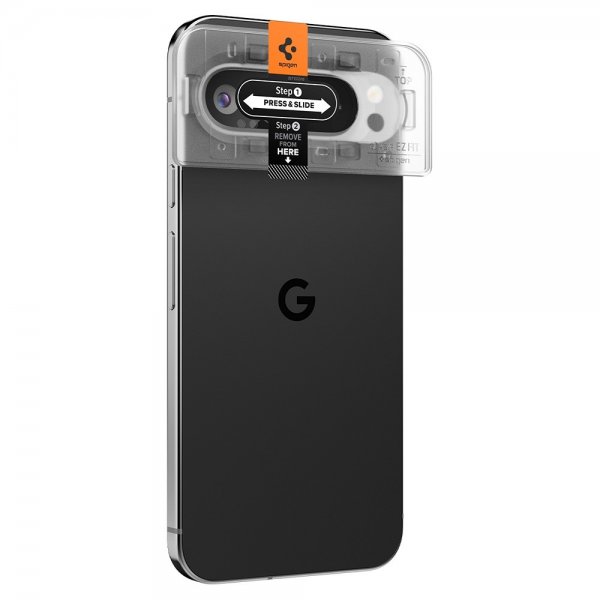 Spigen Google Pixel 9 Pro Kameraskydd Glas.tR EZ Fit Optik 2-pack