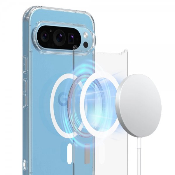 Google Pixel 9 Pro Skal MagSafe Transparent