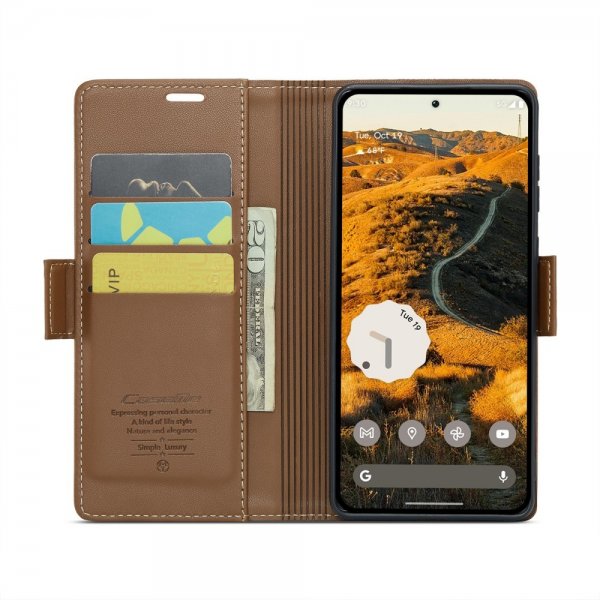 CaseMe Google Pixel 9 Pro XL Fodral 023 Series Brun