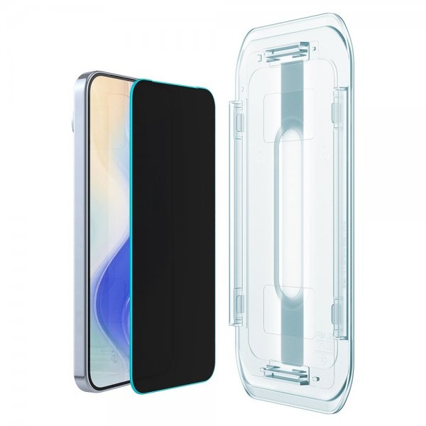 Spigen Google Pixel 9 Pro XL/Pixel 10 Pro XL Skärmskydd GLAS.tR EZ Fit Privacy 2-pack