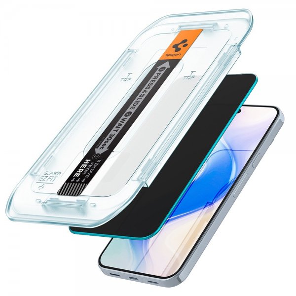 Spigen Google Pixel 9 Pro XL/Pixel 10 Pro XL Skärmskydd GLAS.tR EZ Fit Privacy 2-pack